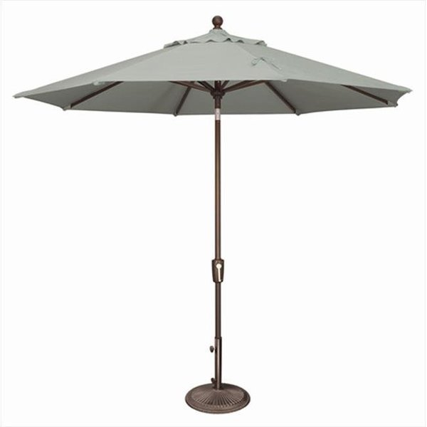 Simplyshade SimplyShade 9 ft. Octagon Push Button Tilt Market Umbrella  Spa SSUM92-0900-A5413